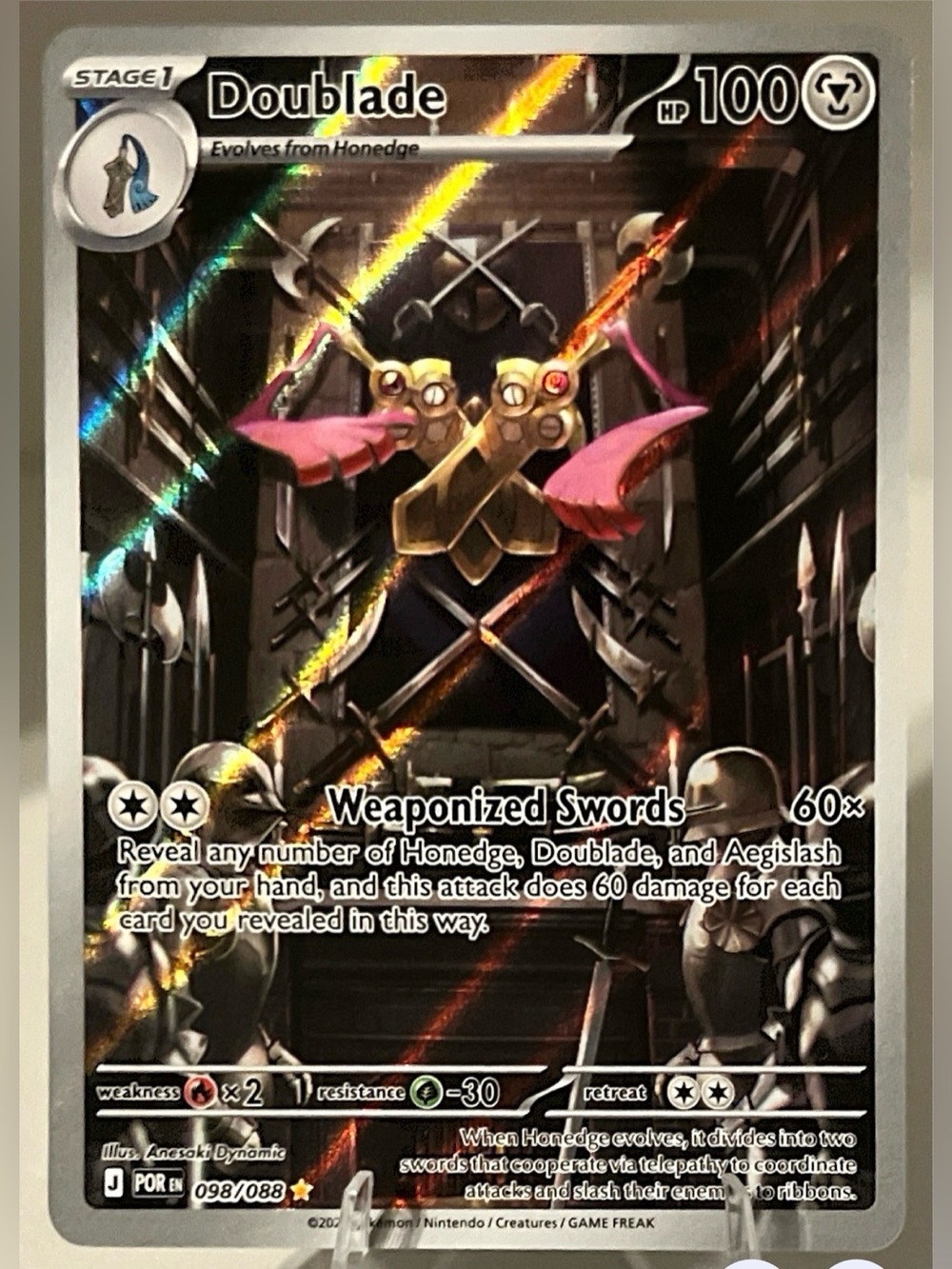 Pokémon TCG: Perfect Order - DOUBLADE 098/088 NM